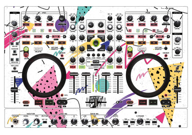 Denon DJ MC 6000 MK2 Skin Mizucat White